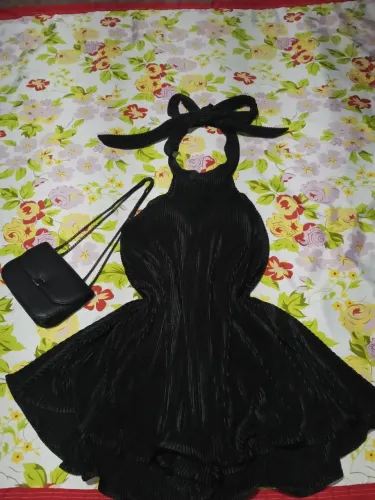 Macaquinha estilo vestido+bolsa