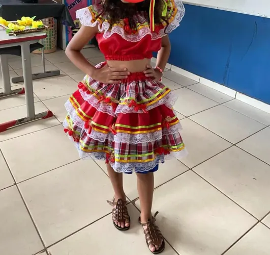 Roupa de quadrilha infantil 