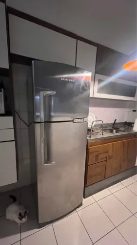 GELADEIRA INOX 110V FUNCIONA PERFEITAMENTE