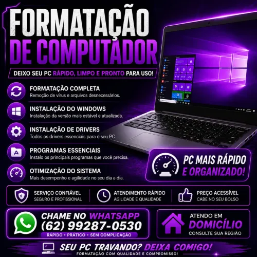 FORMATAÇÃO COMPLETA / WINDOWS