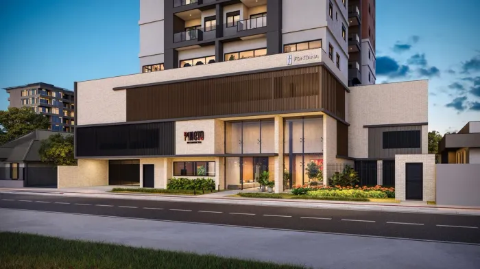 Apartamento 02 dormitórios uma suite no centro de Criciúma Residencial Pineto