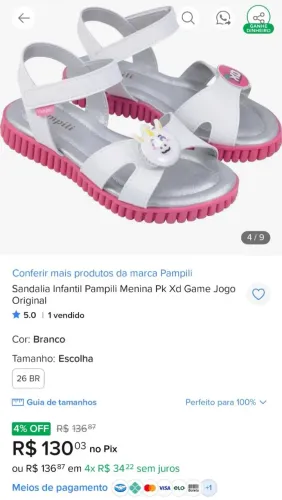 Sandália Pk Xd