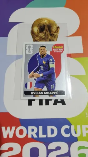 Figurinha Extra Original Panini Copa Mundo Fifa 2026 Legend Kylian Mbappe