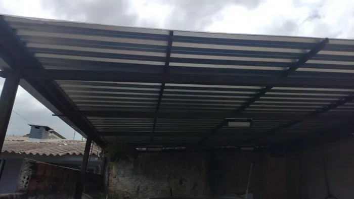 Estrutura metálica para garagem 