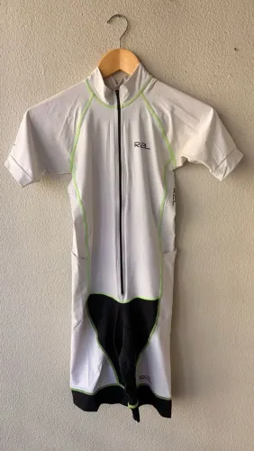 MACAQUINHO de Triathlon branco liso - R2L