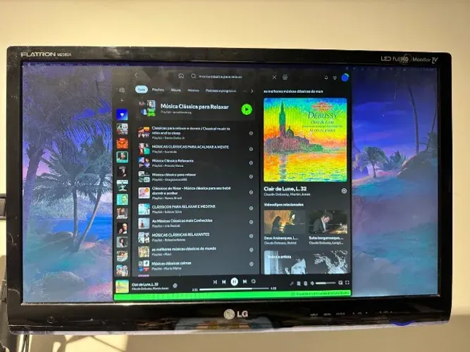 Monitor Flatron M2380A - detalhe