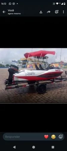 Lancha super nova, estilo  Jet ski, modelo RM110