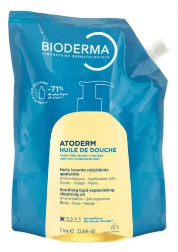Óleo de banho Bioderma Atoderm 1L Refil Perfume Ligeiro 