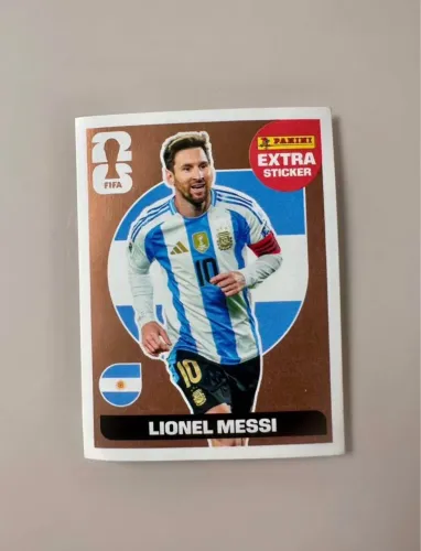 MESSI LEGEND BRONZE | Figurinha Copa do Mundo 2026