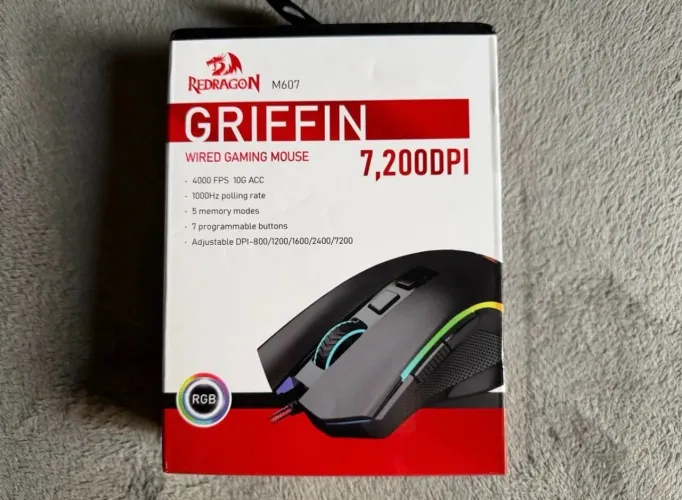 Mouse Gamer Redragon - NOVO/LACRADO