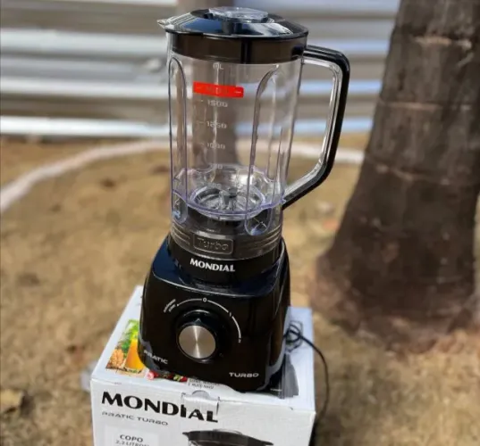 Liquidificador Turbo Mondial Pratic Potente - Copo Grande + Alta Performance | Novo n