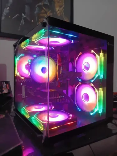 Pc gamer roda tudo no ultra Passo cartão pego ps5 Xbox séries com volta