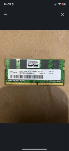 Memória ram 16gb 
