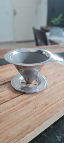 Coador Filtro Café Aço Inox Reutilizável - Original