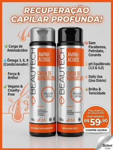 Kit shampoo e condicionador 