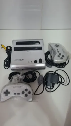 Videogame RetroDuo completo (Console duplo super nintendo e nintendinho - snes e nes )