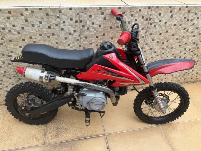 Mini moto cross trilha  100cc 4 tempos 4 marchas