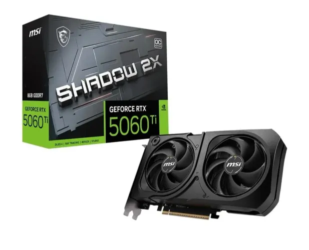 GeForce RTX 5060 Ti 8GB SHADOW 2X OC PLUS NVIDIA