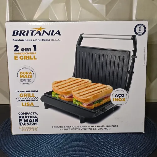 Sanduicheira e Grill Britânia 127V