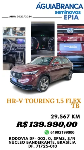 Honda HR-V Touring 1.5 TB 16V 5P Aut. 2024
