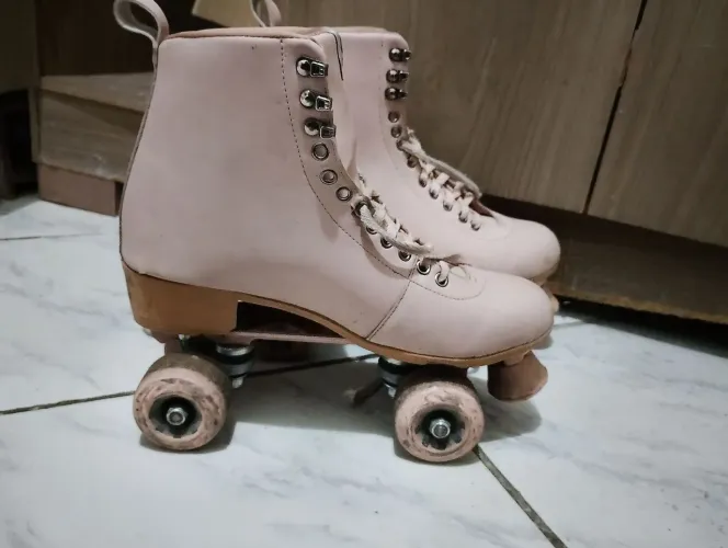 Patins Quad Owl Sports Bege/Rosa N° 41