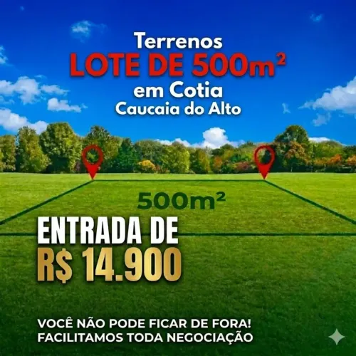 Imóvel para venda possui 500 metros quadrados em Parque Caucaia (Caucaia do Alto) - Cotia