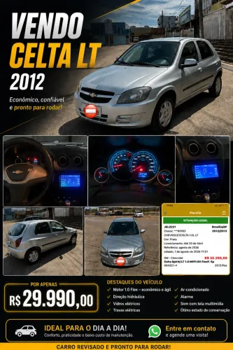 Chevrolet Celta Spirit/ LT 1.0 MPFI 8V Flexp. 5P 2013