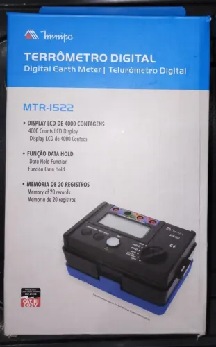 Terrometro minipa MTR-1510 = R$1200