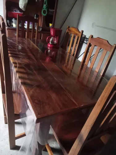 Mesa de angelim 6 cadeiras
