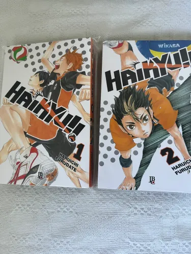 Mangá Haikyu!! Volumes 1, 2 e 9 JBC 
