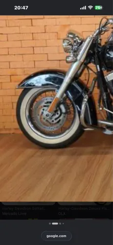 Pára-lama Harley deluxe 