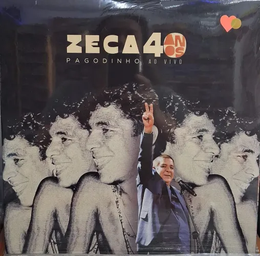 LP DUPLO ZECA PAGODINHO LACRADO - 40 ANOS - AO VIVO