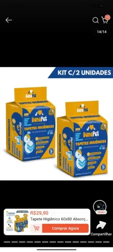 Tapete higiênico para gato