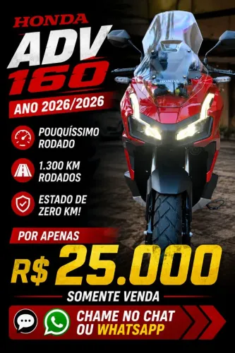 Imperdivel, Honda ADV 160 2026.