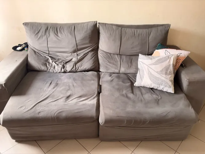 Sofá retrátil 3 lugares