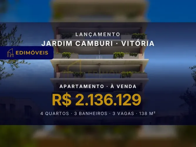 Seu Novo Lar em Jardim Camburi: Apartamento com Varanda Gourmet e 3 Suítes