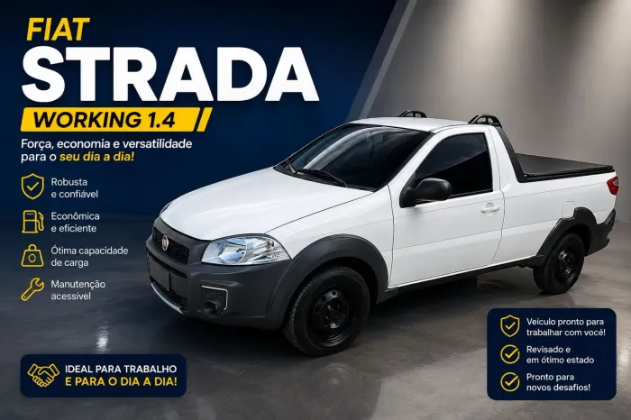 Fiat Strada Working Hard 1.4 Fire Flex 8V CS 2017