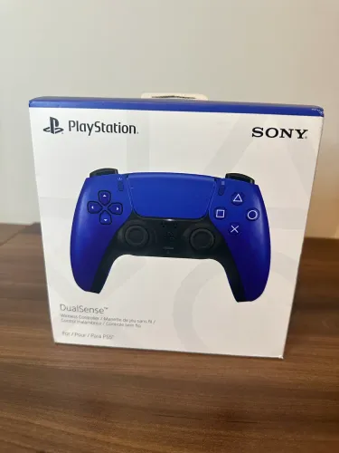Controle Sem Fio Sony DualSense PS5 Azul Cobalto Original - Novo Lacrado