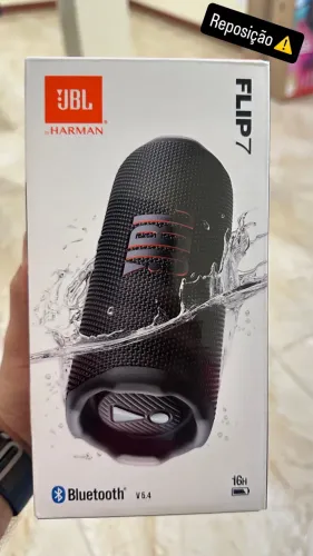 Caixa JBL Flip 7 Bluetooth - Preta