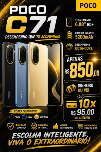 Poco c71 128gb lacrado 