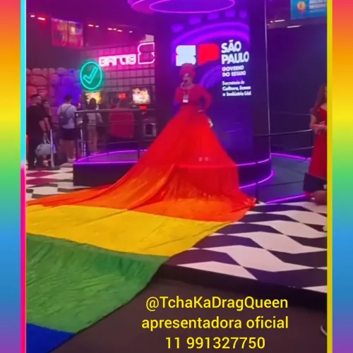 TCHAKA drag queen Parada LGBT São Paulo 2026 Avenida Paulista 