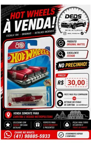 HotWheels Mattel Dream Mobile - Original Mattel (Novo no Blister)