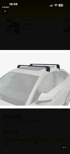 Rack de teto Geely ex2
