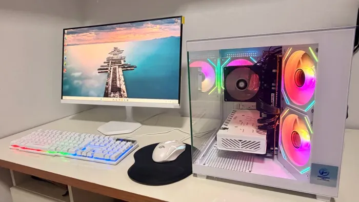 PC GAMER COMPLETO NOVO RYZEN 5 5500 + RX 580 8GB