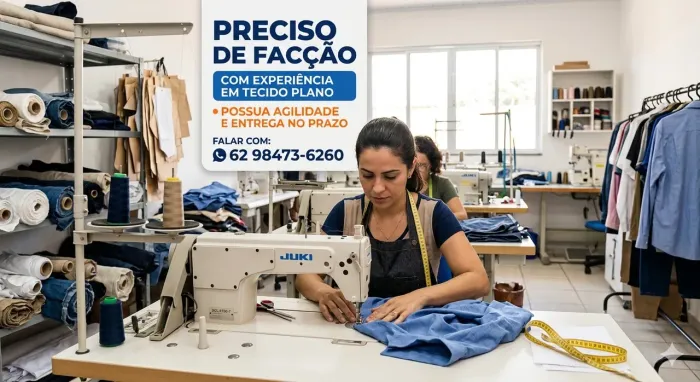 Preciso de facção de roupas