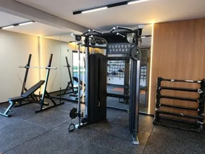 Studio Mobiliado, 1 vaga livre a 700m da Beira-Mar Norte