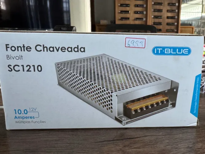 Fonte chaveada bivolt 12 volts 10 amperes na promoção