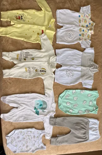 Lote de Roupa de  Bebê Unissex 