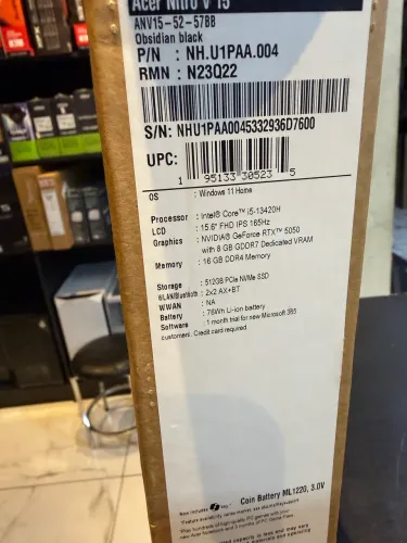 Notebook Gamer Acer Nitro V15