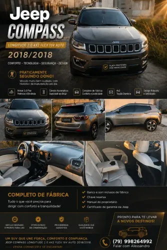 Jeep Compass Longitude 2.0 4X2 Flex 16V Aut. 2018